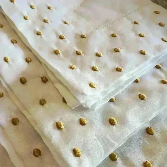 Set of  6 linen hemstiched placemats - Picture 4 of 8